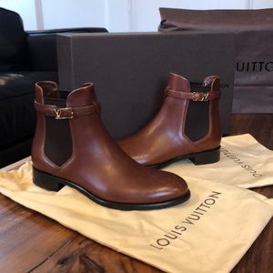 New in box! Louis Vuitton Leather ankle boots